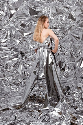 Goud Zilveren Decoratie Folie 50m van Partydeco koop je bij Partywinkel