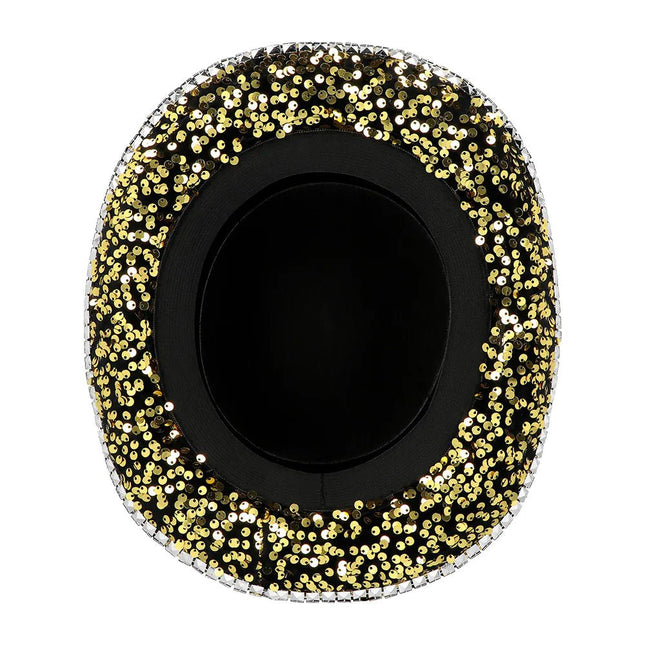Goud Zilveren Hoed Pailletten van Boland koop je bij Partywinkel