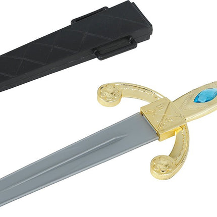 Goud Zilveren Nep Zwaard 26cm van Fiestas Guirca koop je bij Partywinkel