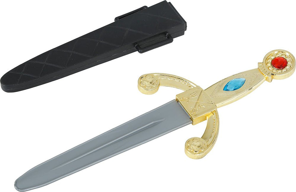 Goud Zilveren Nep Zwaard 26cm van Fiestas Guirca koop je bij Partywinkel