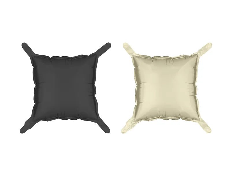 Goud Zwarte Ballon 35cm 4st van Partydeco koop je bij Partywinkel