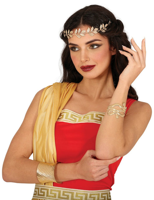 Gouden Armband Slang van Fiestas Guirca koop je bij Partywinkel