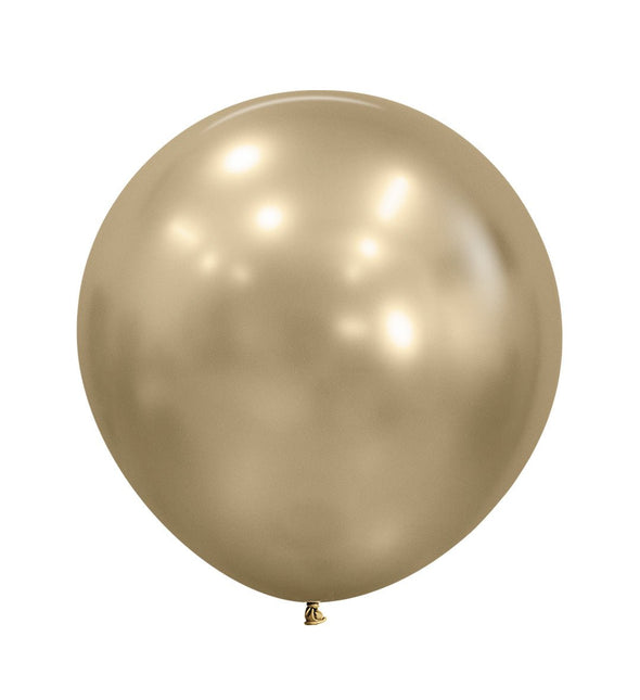 Gouden Ballonnen Silk 61cm 3st van Sempertex koop je bij Partywinkel