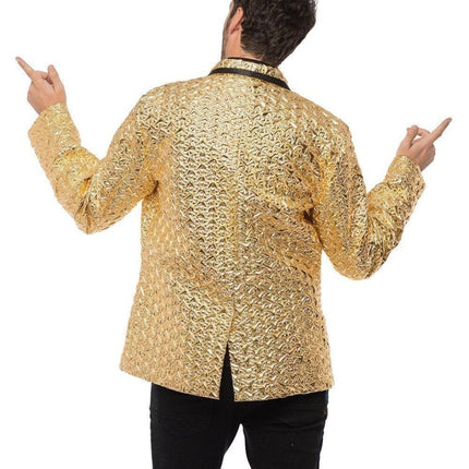 Gouden Blazer Heren van Partychimp koop je bij Partywinkel