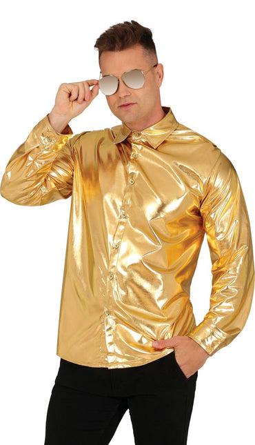 Gouden Blouse Heren van Fiestas Guirca koop je bij Partywinkel