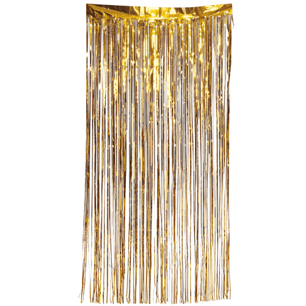 Gouden Deurgordijn 2m van Fiestas Guirca koop je bij Partywinkel