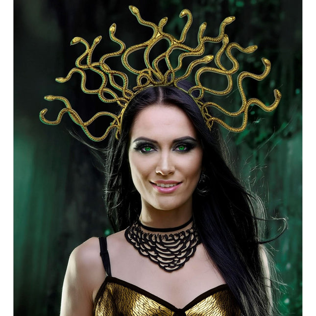 Gouden Haarband Medusa van Widmann koop je bij Partywinkel