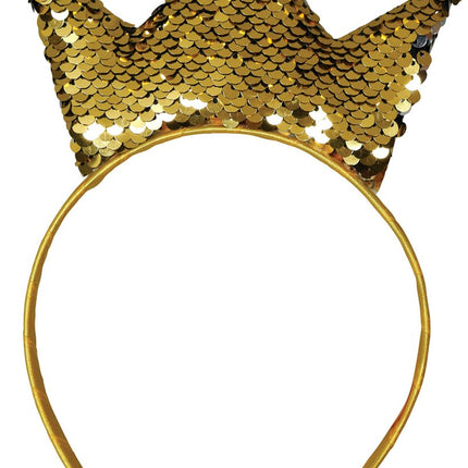 Gouden Haarband Met Kroon van Fiestas Guirca koop je bij Partywinkel