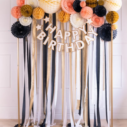 Gouden Honeycomb 10cm van Partydeco koop je bij Partywinkel
