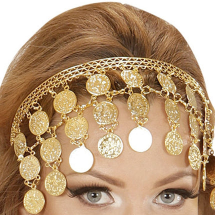 Gouden Hoofdband Muntjes van Widmann koop je bij Partywinkel