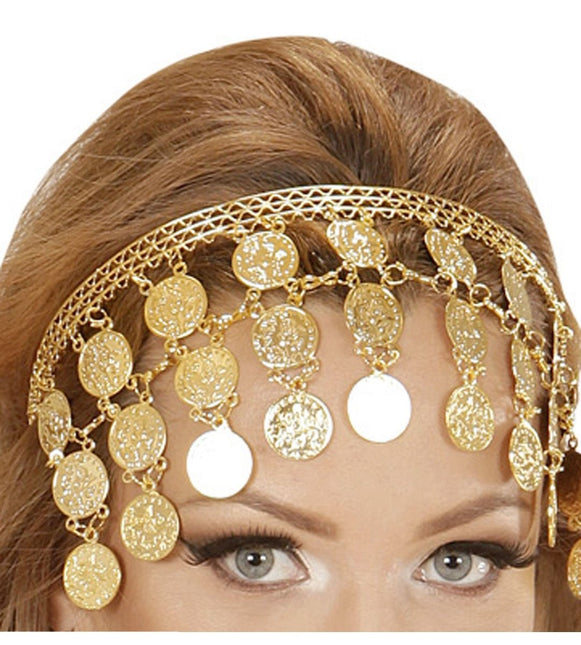 Gouden Hoofdband Muntjes van Widmann koop je bij Partywinkel