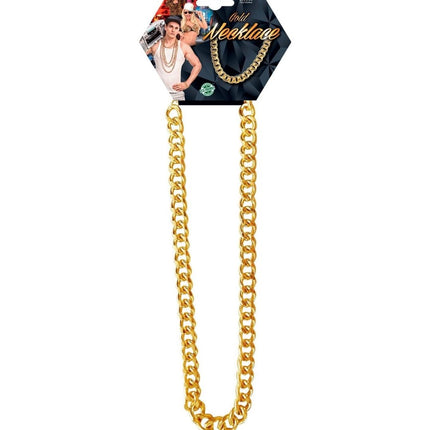 Gouden Ketting Schakel van Widmann koop je bij Partywinkel