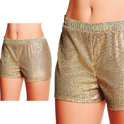 Gouden Korte Broek van Fiestas Guirca koop je bij Partywinkel