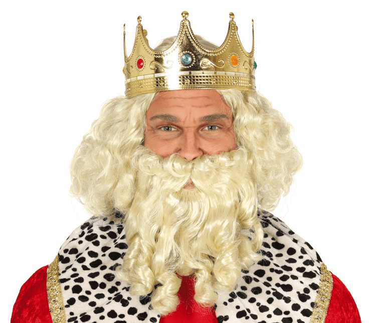 Gouden Kroon 65cm van Fiestas Guirca koop je bij Partywinkel