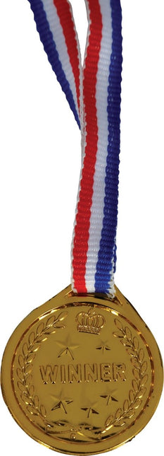 Gouden Medaille 4cm van Fiestas Guirca koop je bij Partywinkel