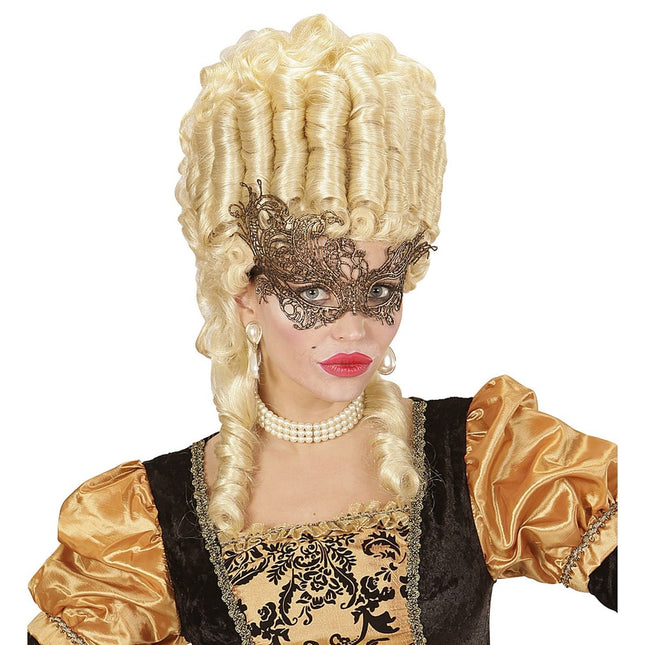 Gouden Oogmasker Kant van Widmann koop je bij Partywinkel