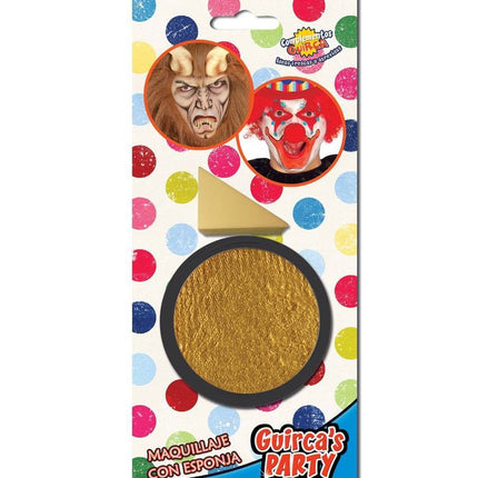 Gouden Schmink met Spons 9gr van Fiestas Guirca koop je bij Partywinkel