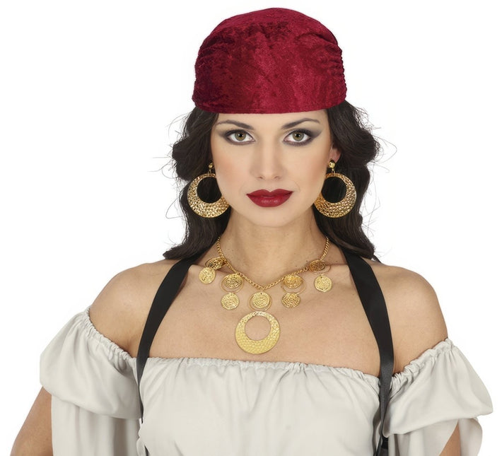 Gouden Sieraden Set Munten van Fiestas Guirca koop je bij Partywinkel