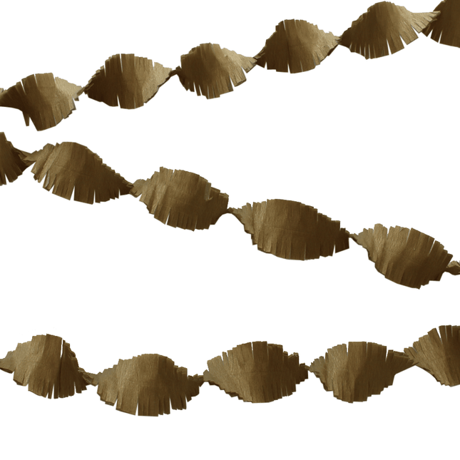 Gouden Slingers Crepe 6m van WeFiesta koop je bij Partywinkel