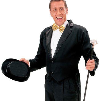 Gouden Strik Pailletten Met Licht van Widmann koop je bij Partywinkel