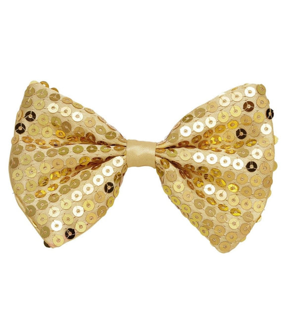 Gouden Strik Pailletten Unisex van Widmann koop je bij Partywinkel