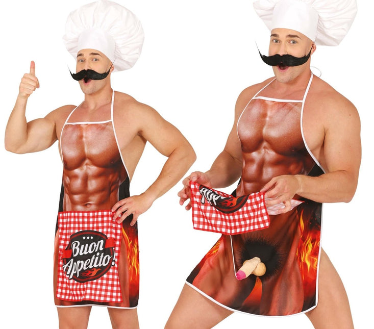 Grappig Schort Heren van Fiestas Guirca koop je bij Partywinkel