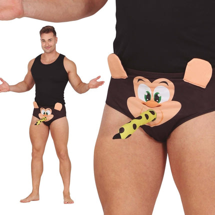 Grappige Onderbroek Aap van Fiestas Guirca koop je bij Partywinkel
