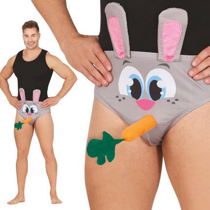 Grappige Onderbroek Konijn van Fiestas Guirca koop je bij Partywinkel