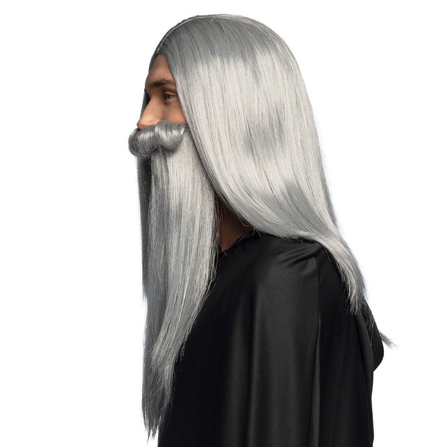 Grijze Pruik Tovenaar van Boland koop je bij Partywinkel