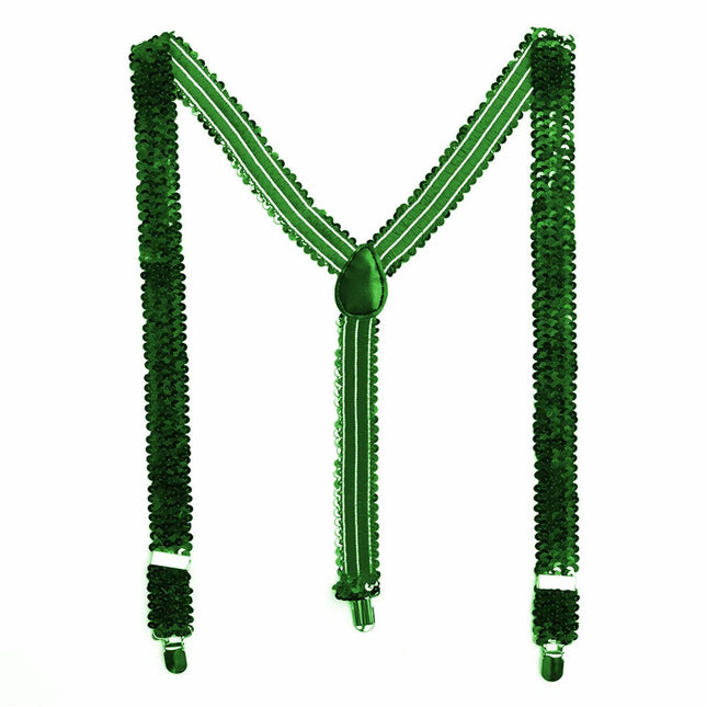 Neon-paljettihousunauhat 2,5 cm