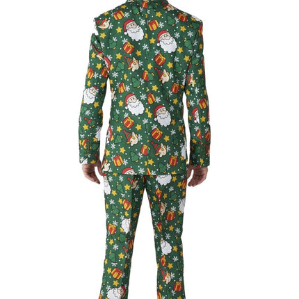 Groen Pak Kerstmis van Suitmeister koop je bij Partywinkel