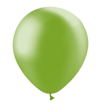 Groene Ballonnen Metallic 30cm 50st van Balloonia koop je bij Partywinkel