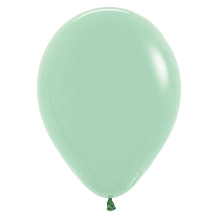 Groene Ballonnen Pastel 23cm 50st van Sempertex koop je bij Partywinkel