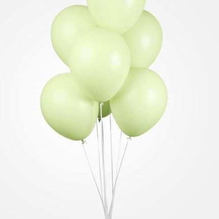 Groene Ballonnen Pastel Macaron 30cm 10st van WeFiesta koop je bij Partywinkel