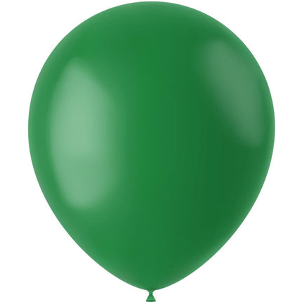 Groene Ballonnen Pine Green 33cm 10st van Folat koop je bij Partywinkel