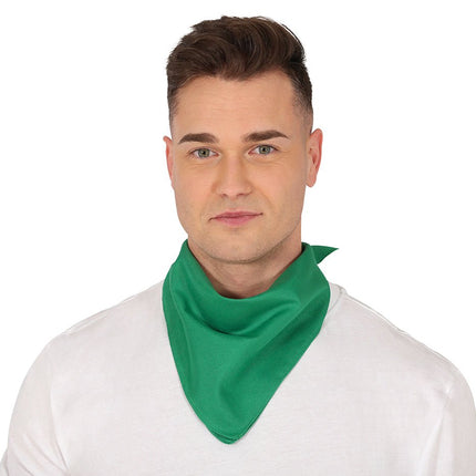 Groene Bandana 54cm van Fiestas Guirca koop je bij Partywinkel