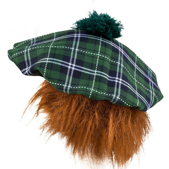 Groene Baret Met Haar van Boland koop je bij Partywinkel