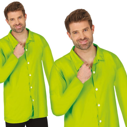 Groene Blouse Heren van Fiestas Guirca koop je bij Partywinkel