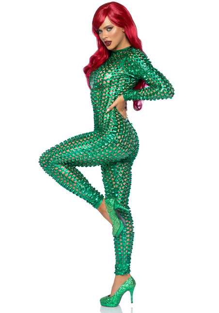 Groene Catsuit Dames Leg Avenue van Leg Avenue koop je bij Partywinkel