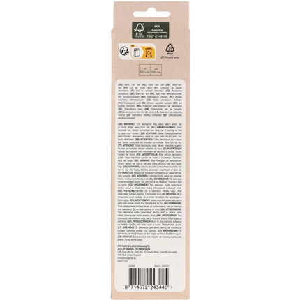 Groene Papieren Waaiers 35cm 3st van Folat koop je bij Partywinkel