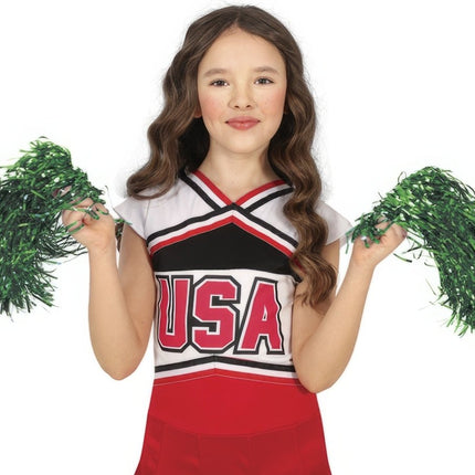 Groene Pompoms 2st van Fiestas Guirca koop je bij Partywinkel