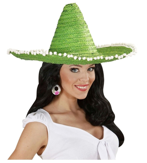 Groene Sombrero 50cm van Widmann koop je bij Partywinkel