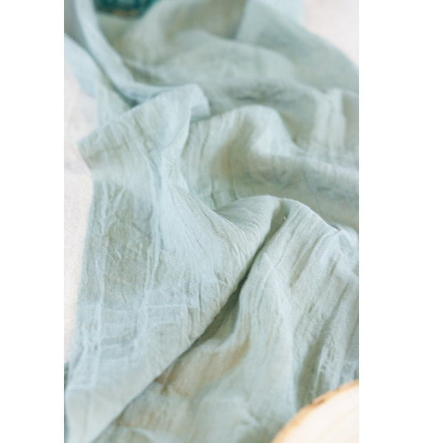 Groene Tafelloper Chiffon 3m van CHAKS koop je bij Partywinkel