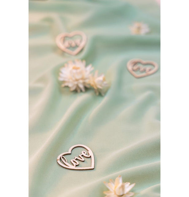 Groene Tafelloper Sage 5m van CHAKS koop je bij Partywinkel