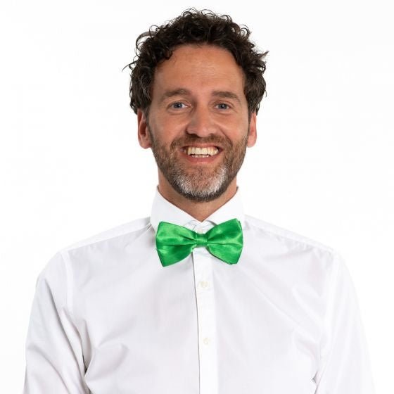 Groene Vlinderdas van Partychimp koop je bij Partywinkel