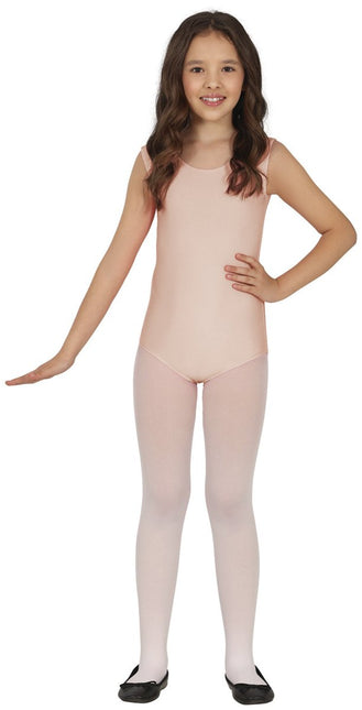 Gympakje Beige Meisje Mouwloos van Fiestas Guirca koop je bij Partywinkel