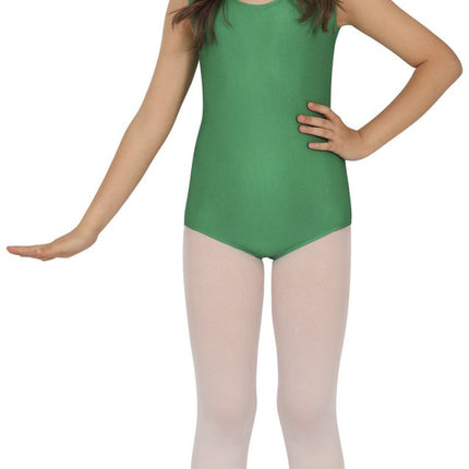 Gympakje Groen Meisje Mouwloos van Fiestas Guirca koop je bij Partywinkel