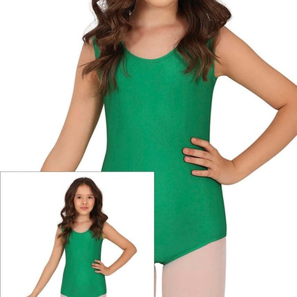 Gympakje Groen Meisje Mouwloos van Fiestas Guirca koop je bij Partywinkel