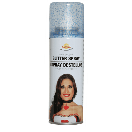 Haar Spray Glitter Blauw 125ml van Fiestas Guirca koop je bij Partywinkel