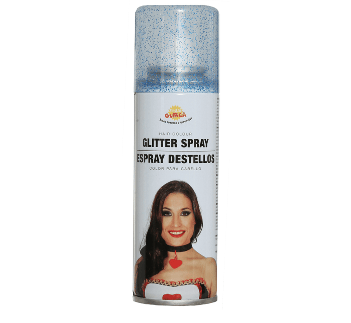 Haar Spray Glitter Blauw 125ml van Fiestas Guirca koop je bij Partywinkel
